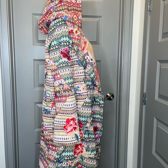 BIYA JOHNNY WAS boho coat hooded jacket Jacket size Medium - Picture 11 of 12